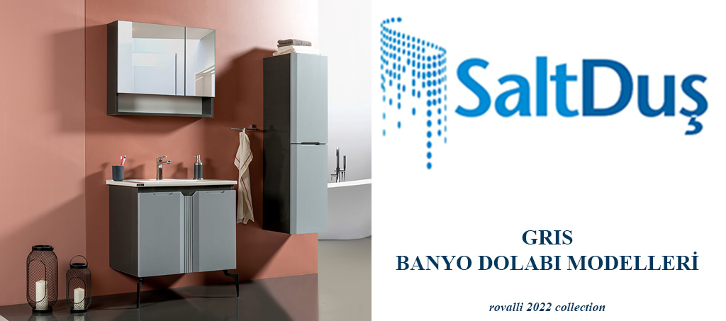 Banyo Dolap Modelleri ve Fiyatları, Gris