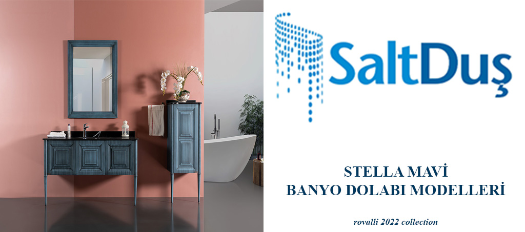 Banyo Dolap Modelleri ve Fiyatları, Stella Mavi