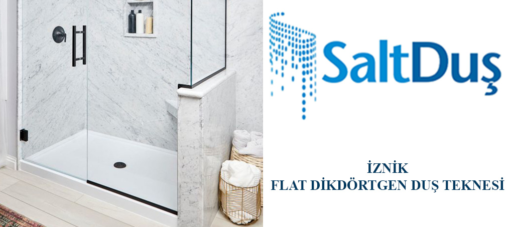 Flat Dikdörtgen Duş Teknesi İznik