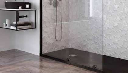 Flat Tekneli Tek Panel Duşakabin