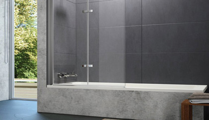 Küvetüstü Yarım Cam Modern Duşakabin