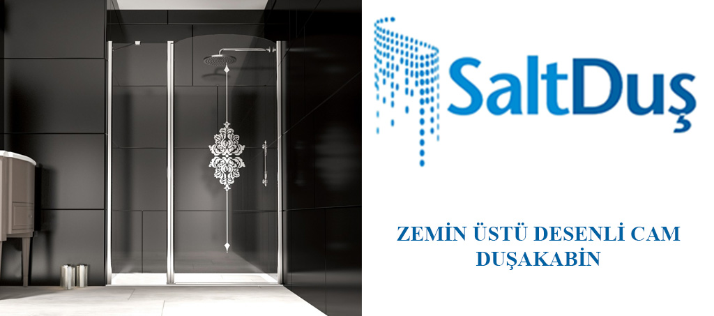 zeminüstü teknesiz deseni cam duşakabin